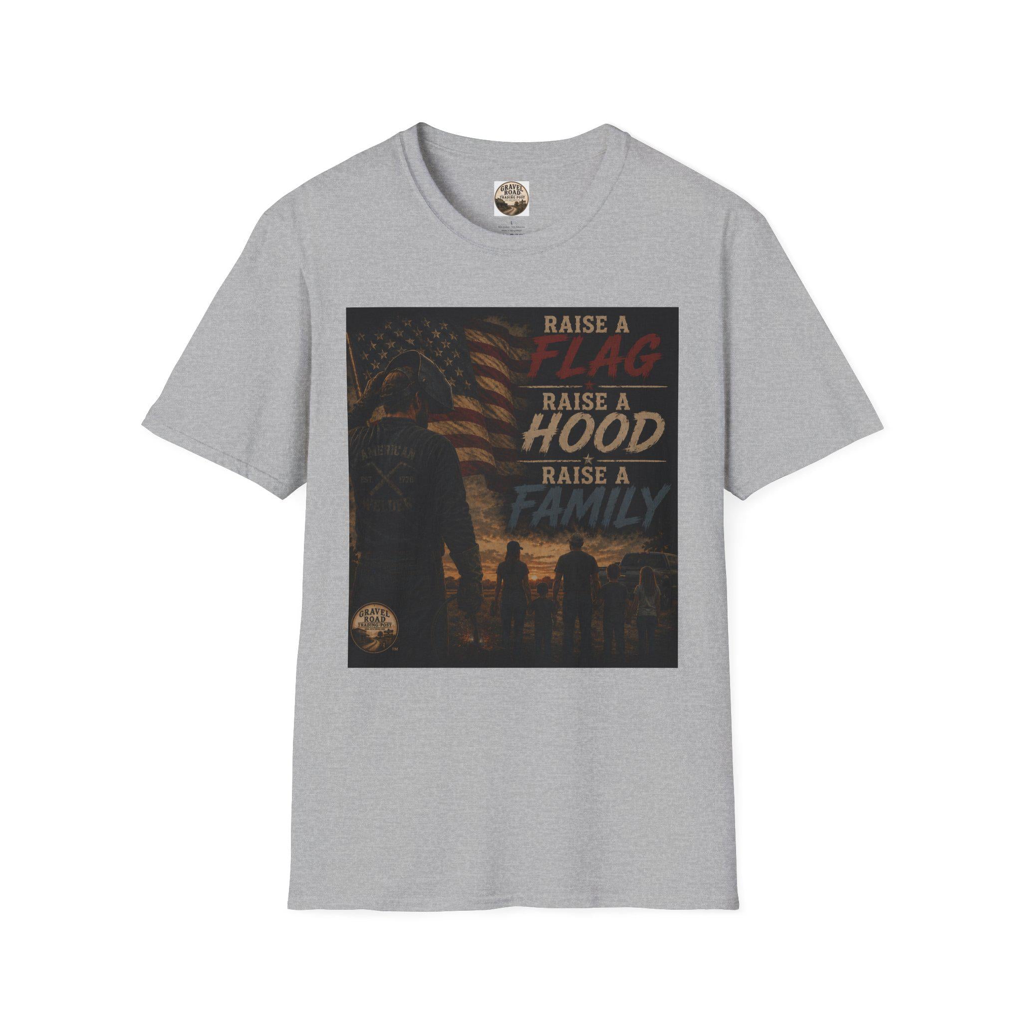 USA Flag, Welder Family Graphic T-shirt