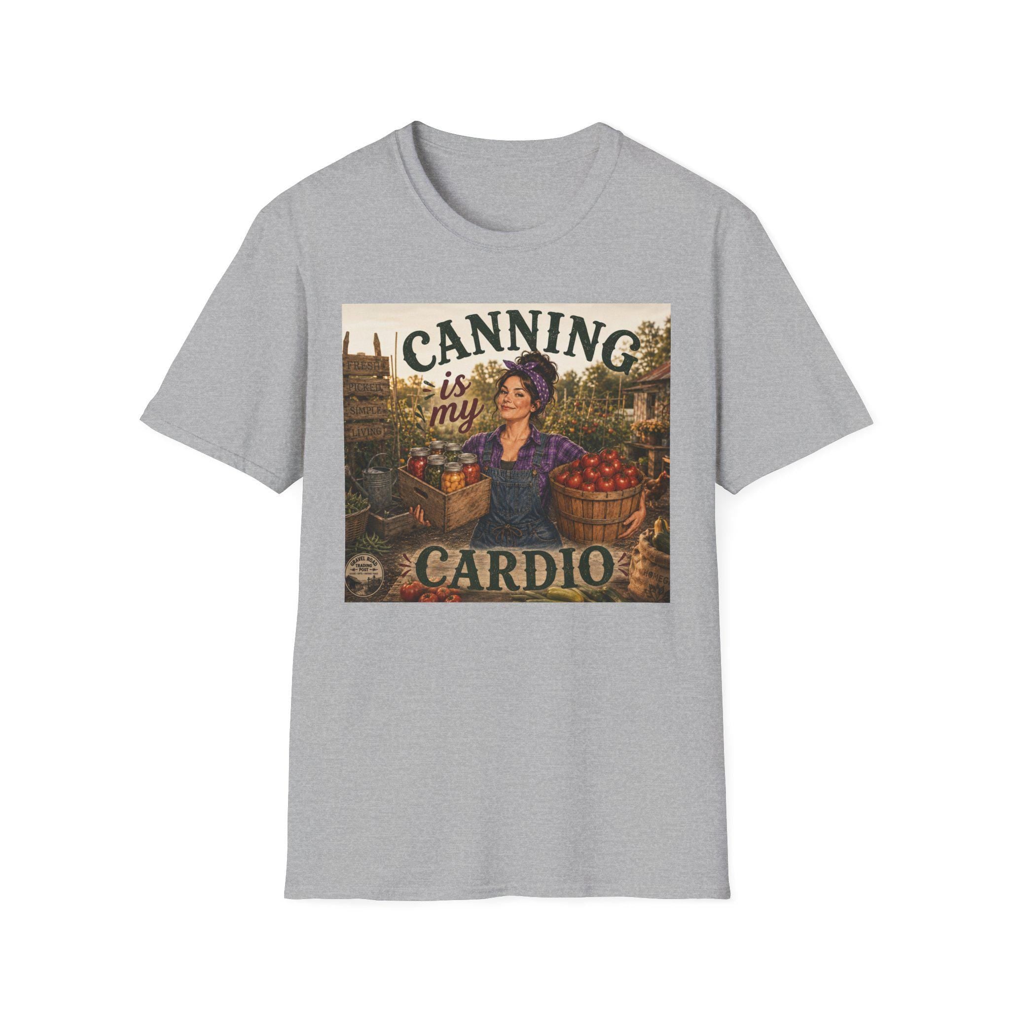 Canning Is My Cardio T-Shirt | Vintage Canning Illustration Tee