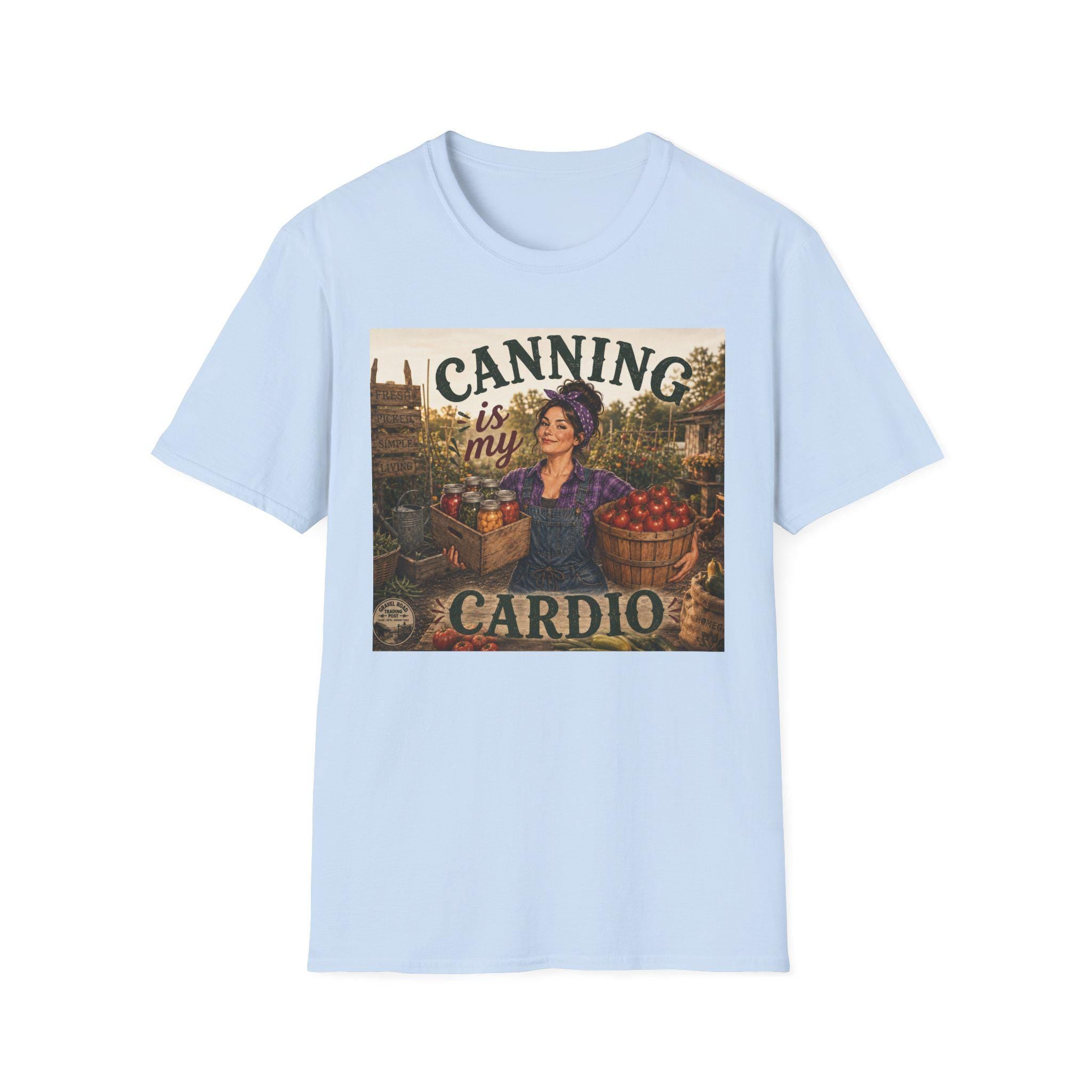 Canning Is My Cardio T-Shirt | Vintage Canning Illustration Tee