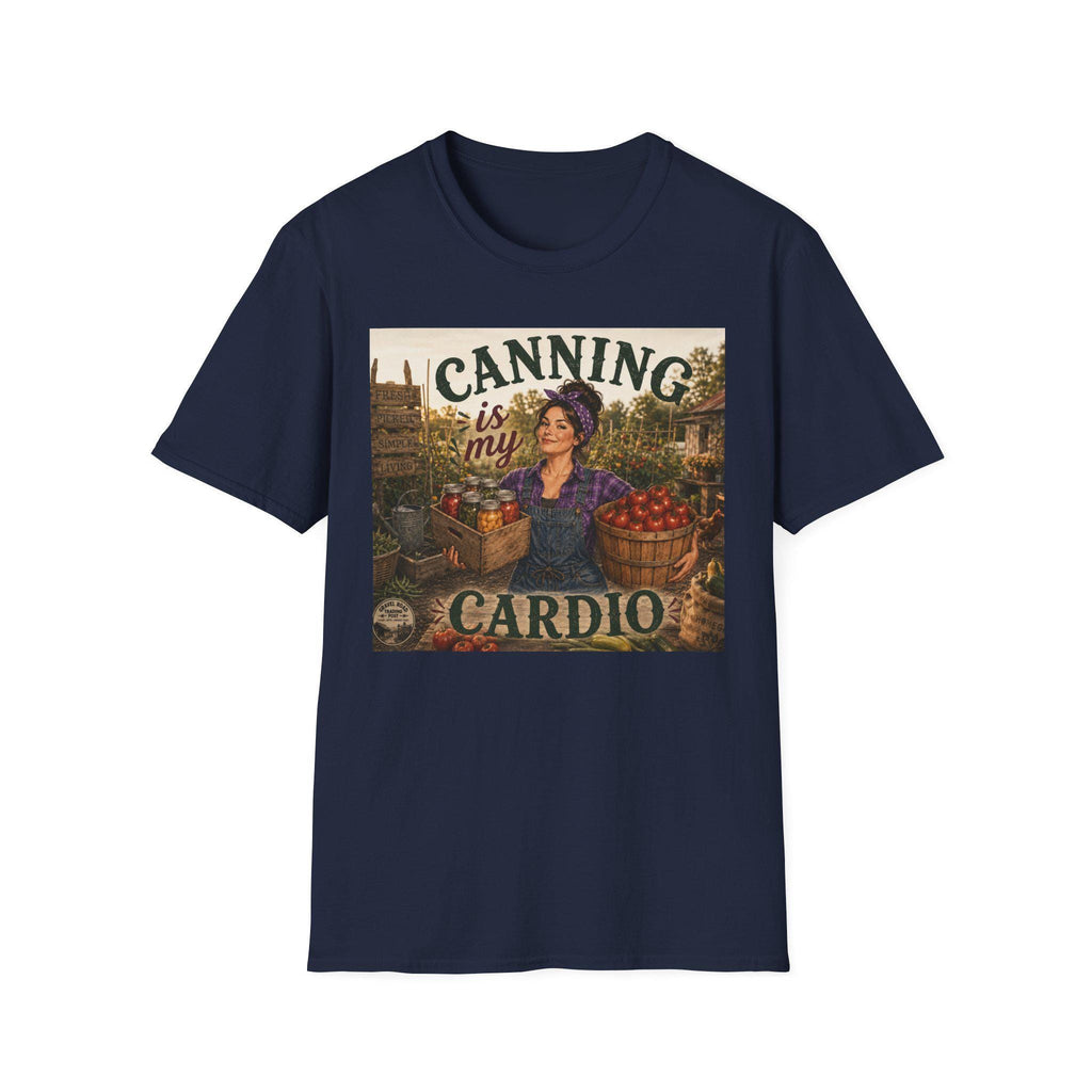 Canning Is My Cardio T-Shirt | Vintage Canning Illustration Tee
