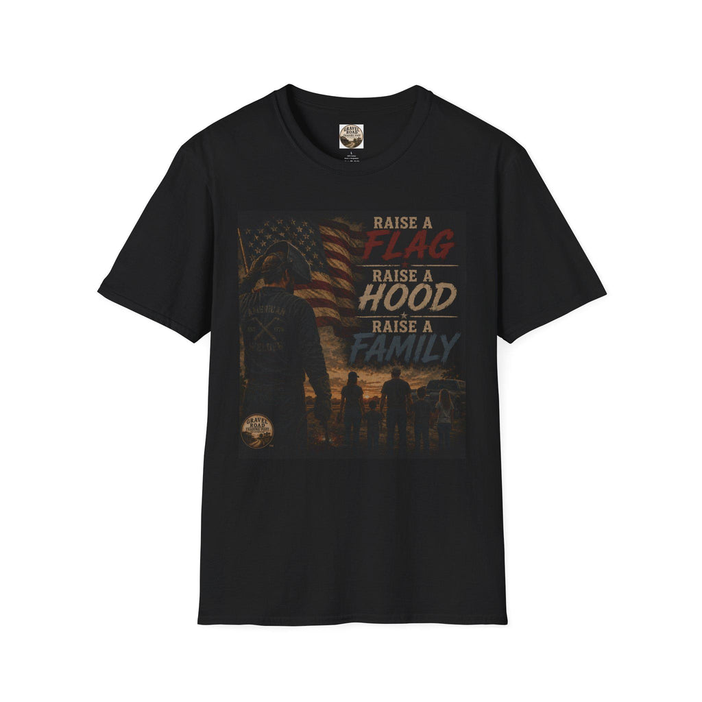 USA Flag, Welder Family Graphic T-shirt