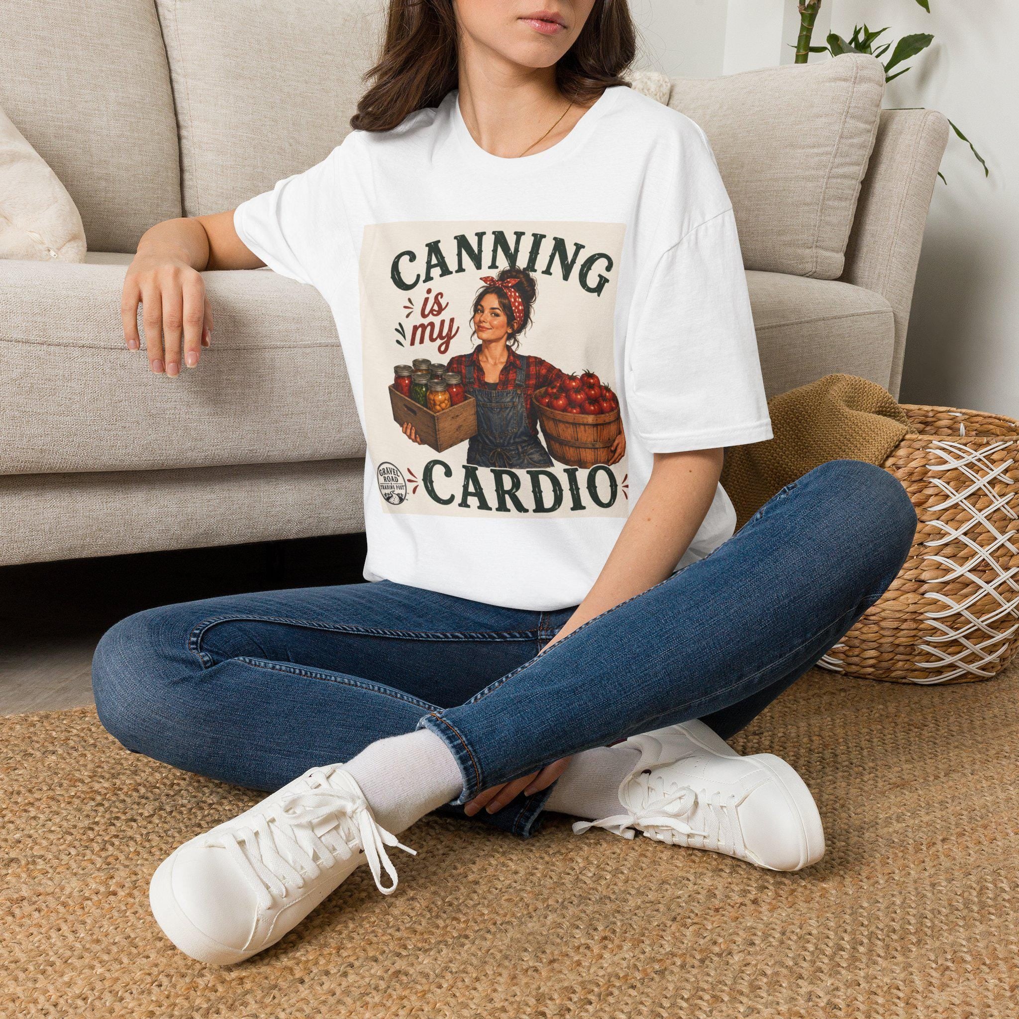 Canning Is My Cardio T-Shirt | Canning Jar Jam Preserving Shirt