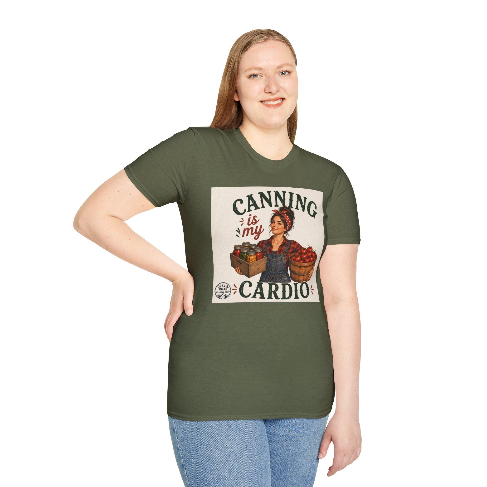 Canning Is My Cardio T-Shirt | Canning Mom Farmer Market Shirt