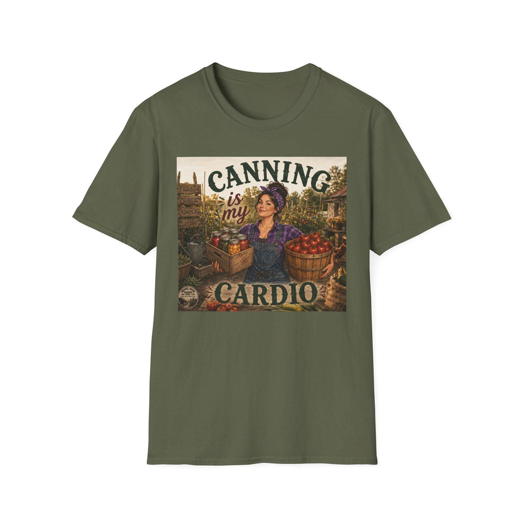 Canning Is My Cardio T-Shirt | Vintage Canning Illustration Tee