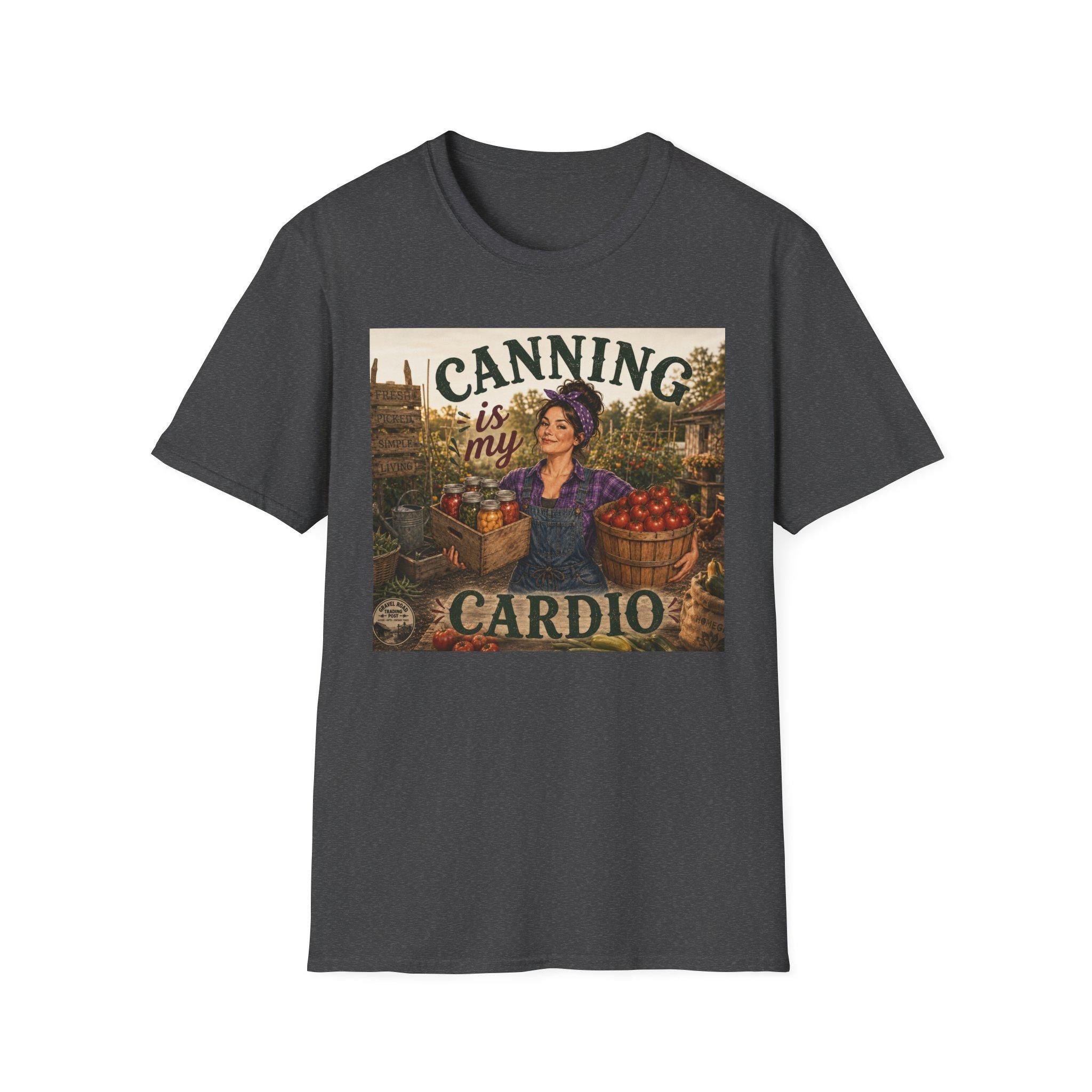 Canning Is My Cardio T-Shirt | Vintage Canning Illustration Tee