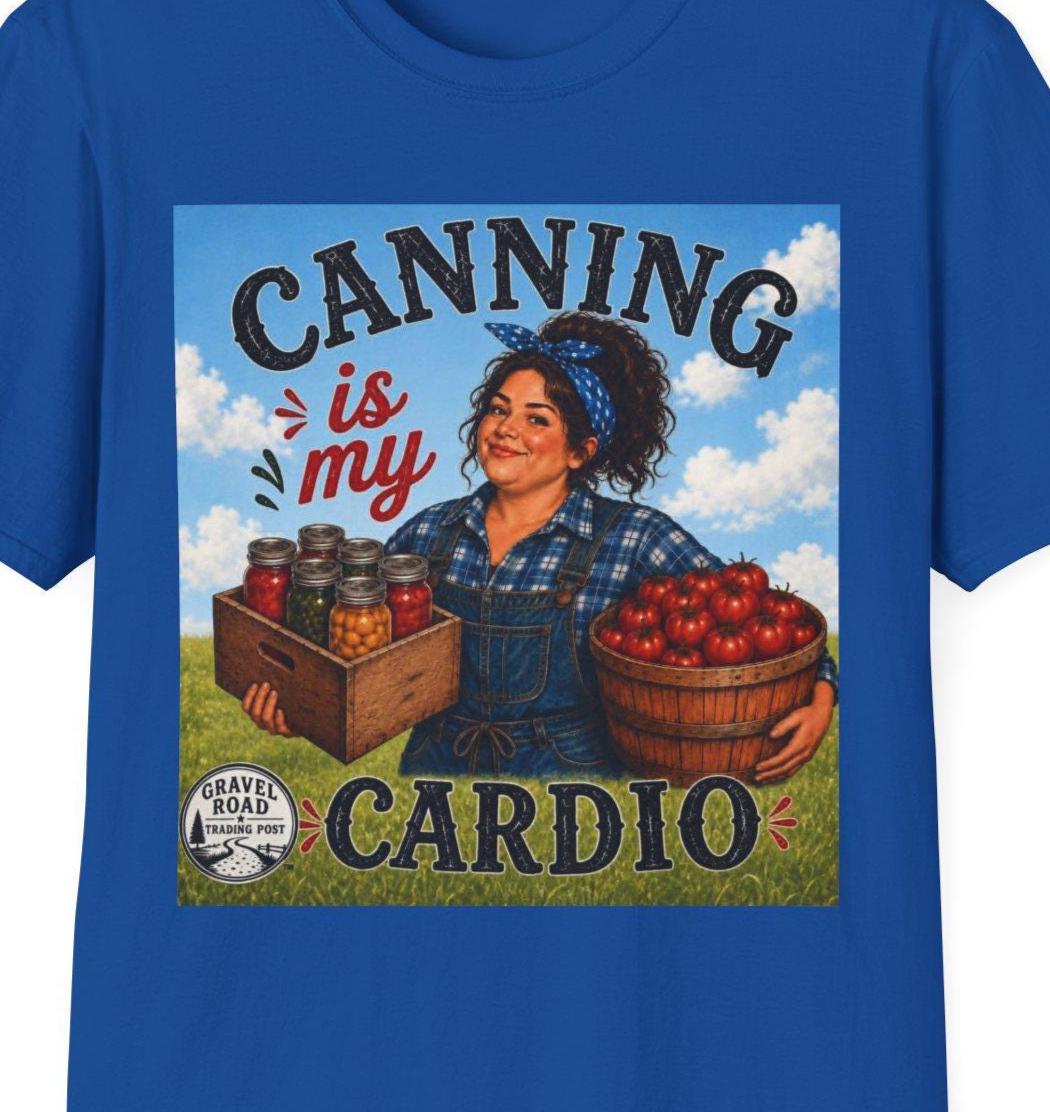 Canning Is My Cardio T-Shirt | Canning Hobby Preserve Jam Shirt