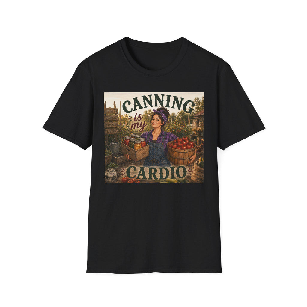 Canning Is My Cardio T-Shirt | Vintage Canning Illustration Tee
