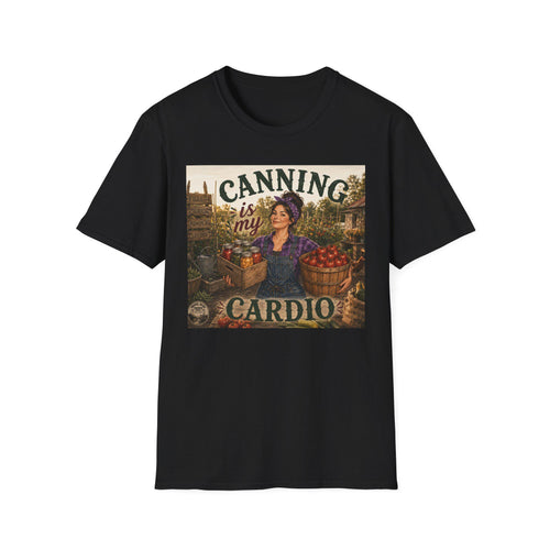 Canning Is My Cardio T-Shirt | Vintage Canning Illustration Tee
