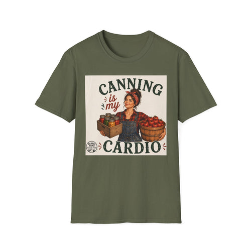 Canning Is My Cardio T-Shirt | Canning Jar Jam Preserving Shirt