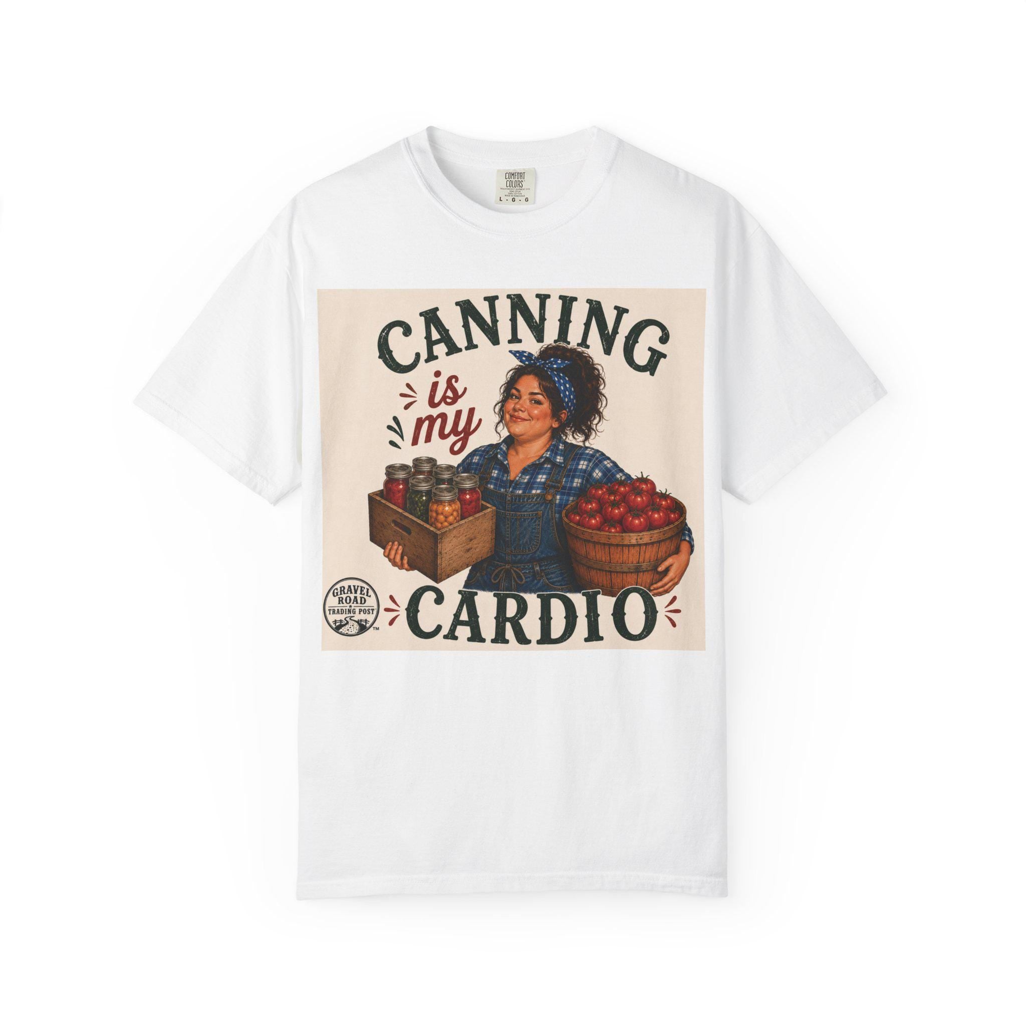 Canning Is My Cardio T-shirt | Vintage Canning Kitchen Preserving Design